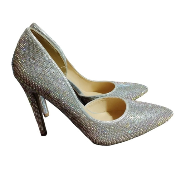 Gorgeous CINDERELLA Crystal Heels NWOB ๐ - Picture 3 of 12